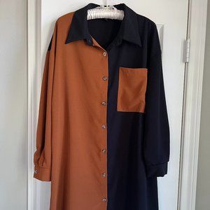 Awesome Color Block Dress or Long Tunic  by Shein Curve   Size 1XL